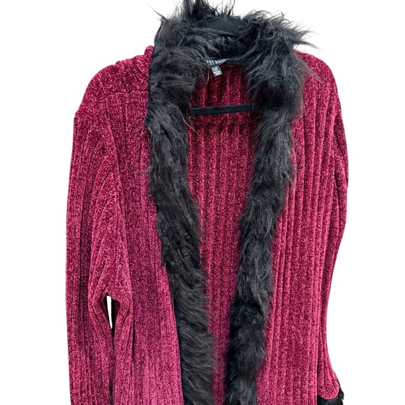 Dolls Kill Current Mood Sz L/XL Dark Romantic Penny Lane Style Duster Chenille - Picture 4 of 11